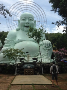 Laughing Buddha.  If you are lucky, you can sleep inside the quarters in his belly.