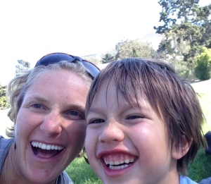 Caleb and I at the park. He takes my heart every time.